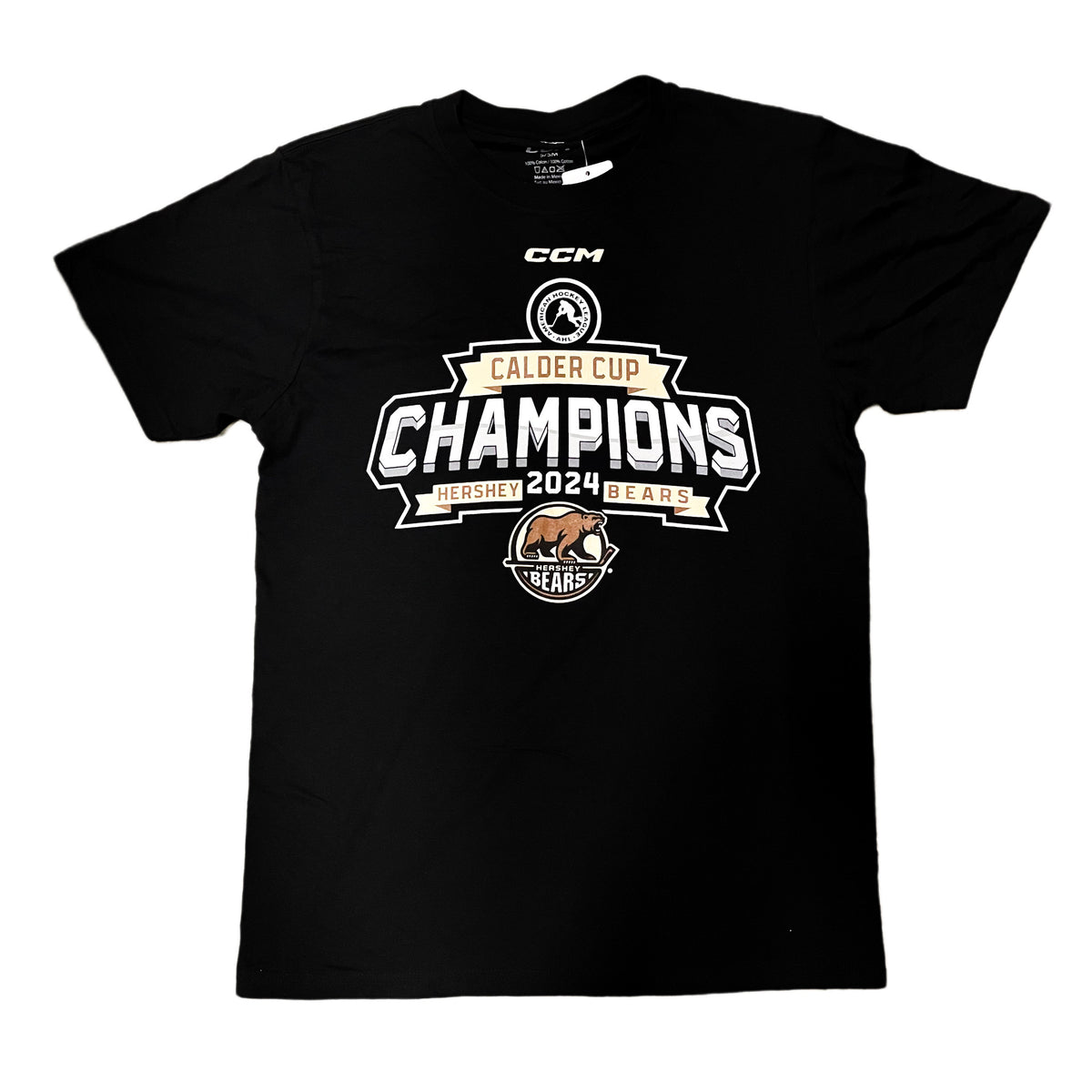 Hershey Bears 2024 Calder Cup Champions CCM Locker Room T-Shirt