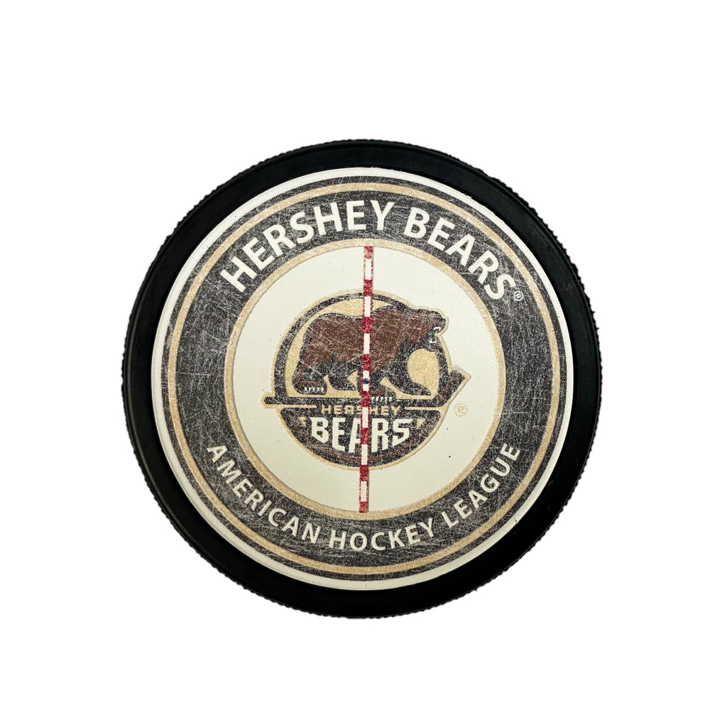 Hershey Bears AHL Raised Print Puck