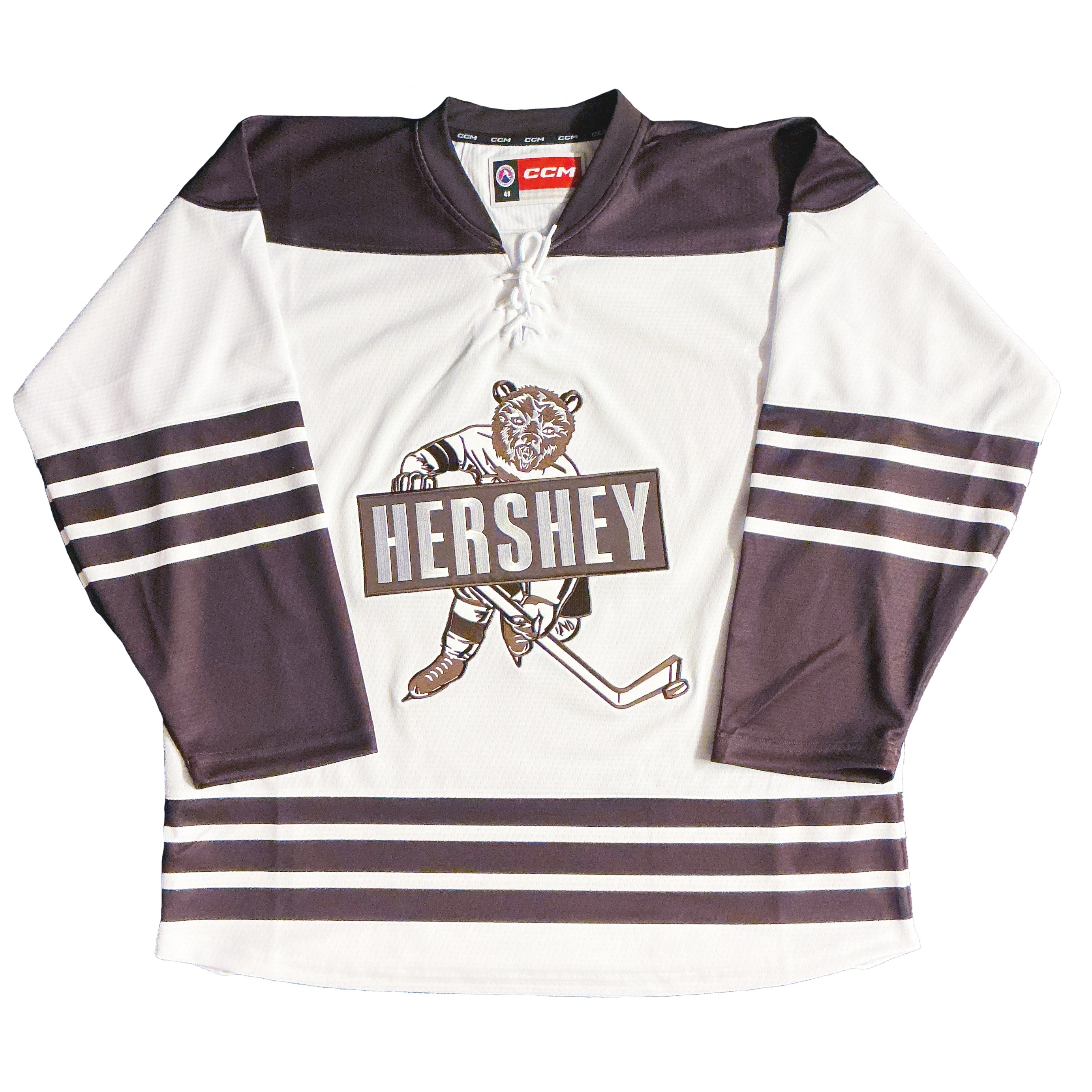 Hershey Bears Skating Bear Throwback Jersey