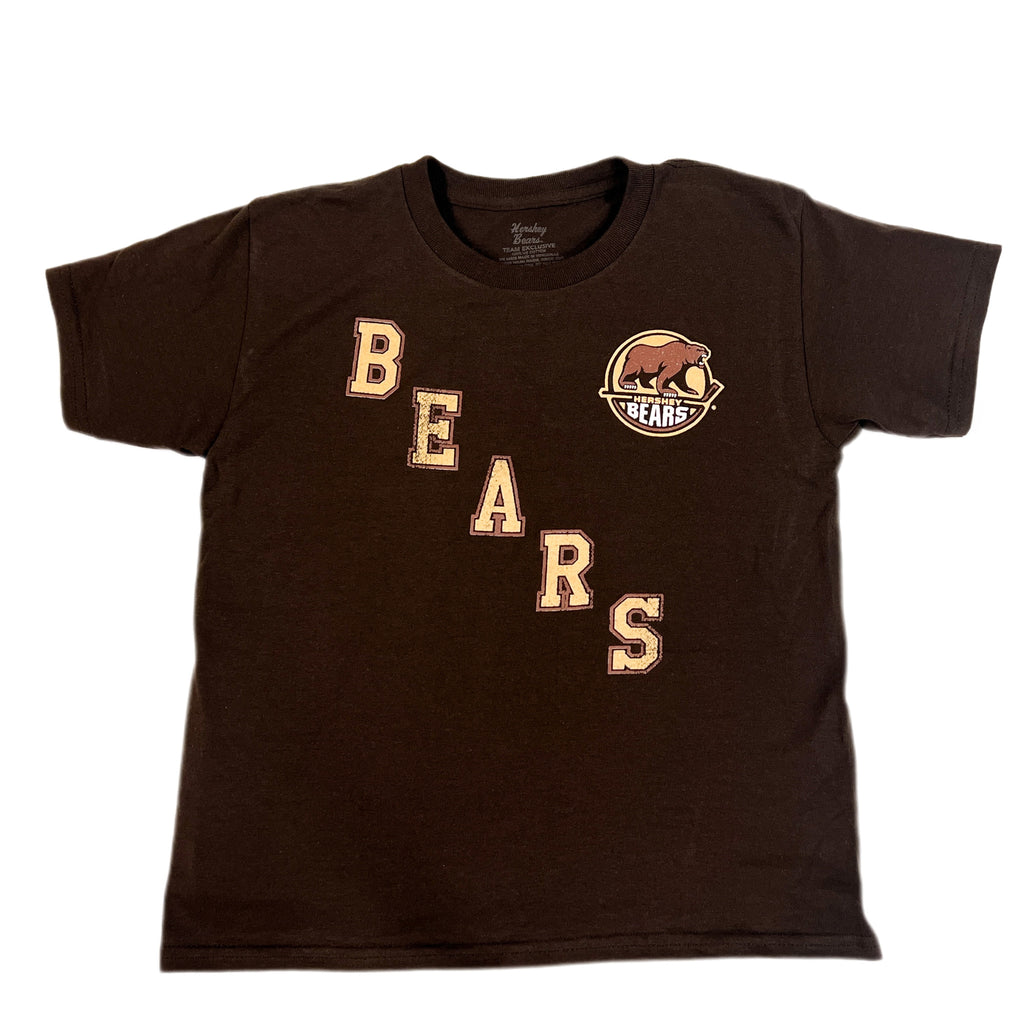 Hershey Bears AHL Vintage Diagonal BEARS Youth T-Shirt