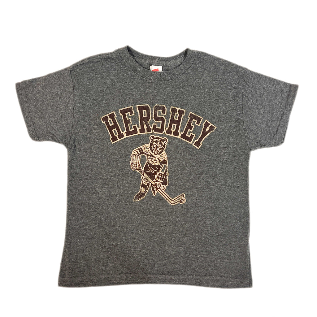 Hershey Bears Charcoal Skating Bear Youth T-Shirt