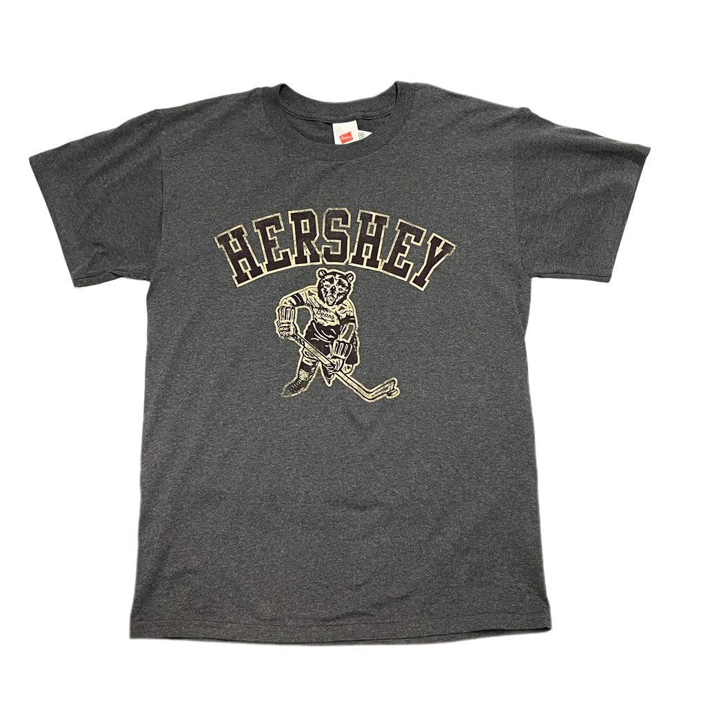 Hershey Bears Skating Bear Charcoal T-Shirt