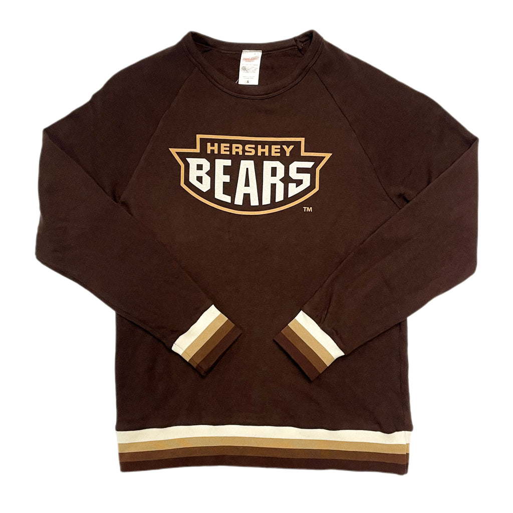 Hershey Bears Multicolor Banded Crewneck Sweatshirt
