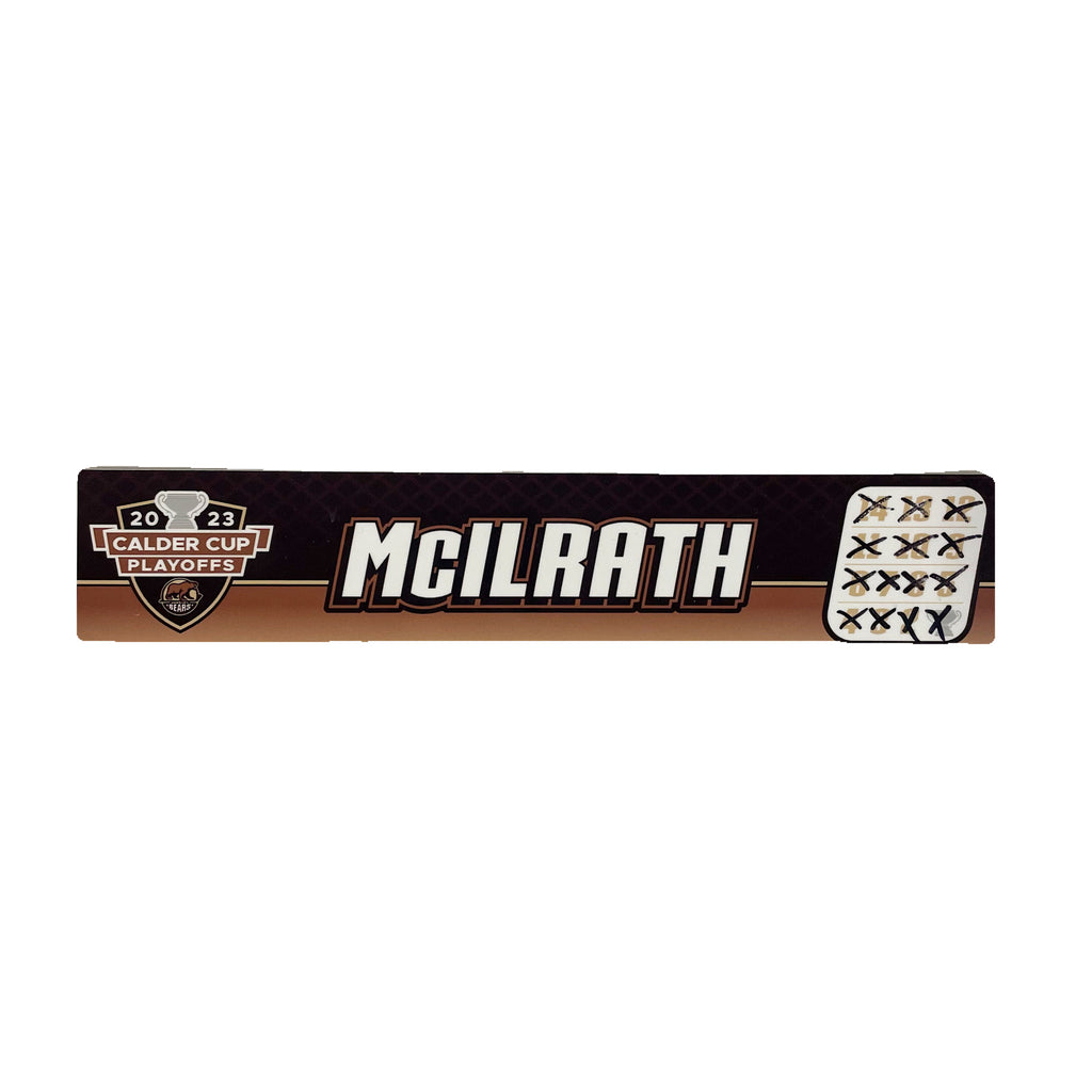 Hershey Bears Authentic Calder Cup Championship Name Plate