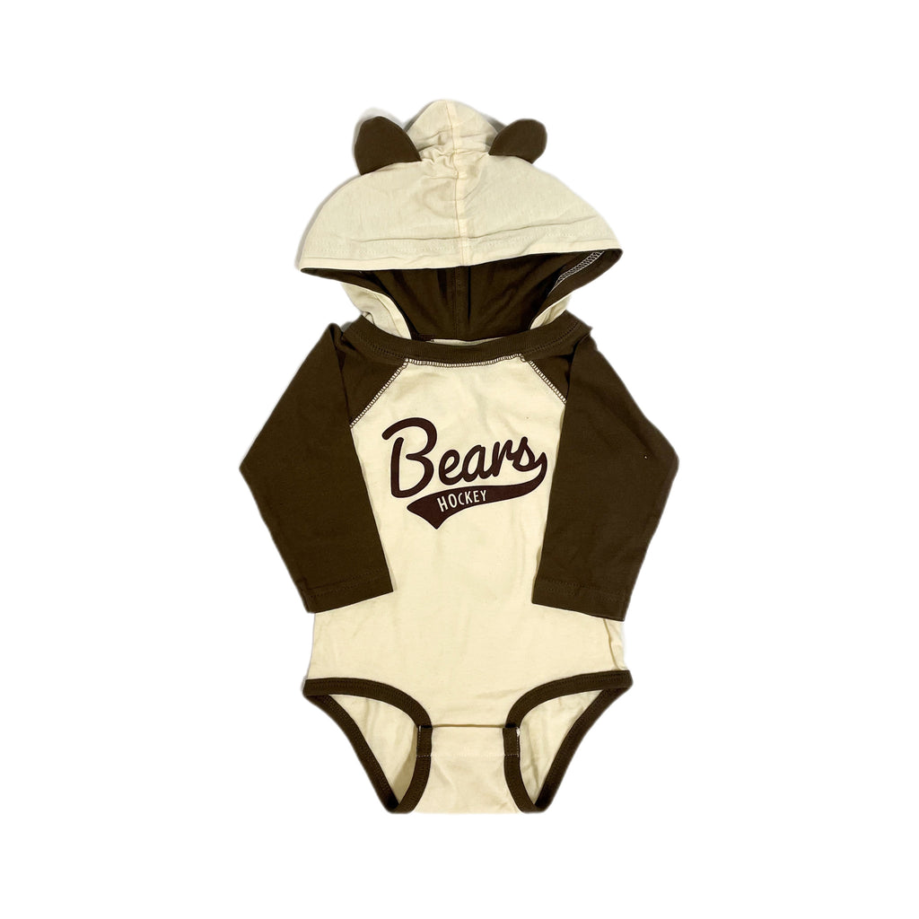 Hershey Bears Long Sleeve Hooded Onesie