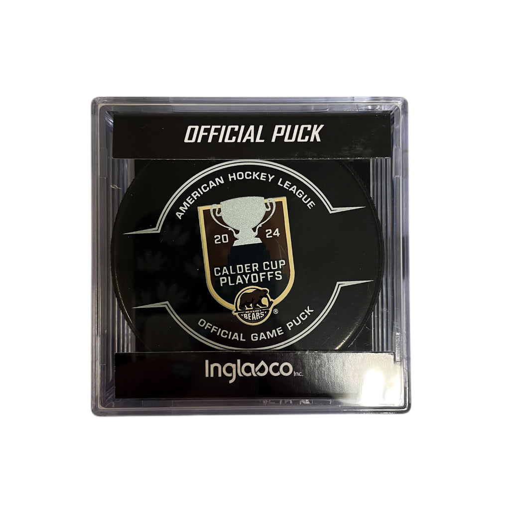 Hershey Bears 2024 Calder Cup Playoffs Official Game Puck
