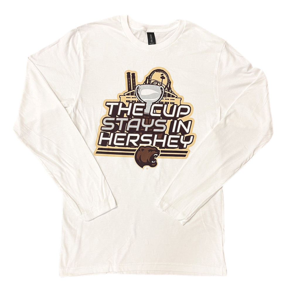 Hershey Bears 2024 Calder Cup Playoffs The Cup Stays Long Sleeve T-Shirt