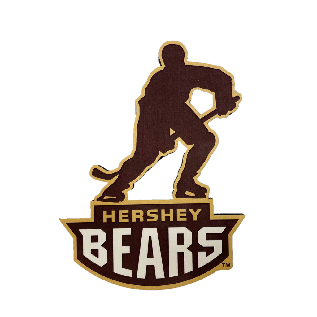 Hershey Bears Player Silhouette Magnet